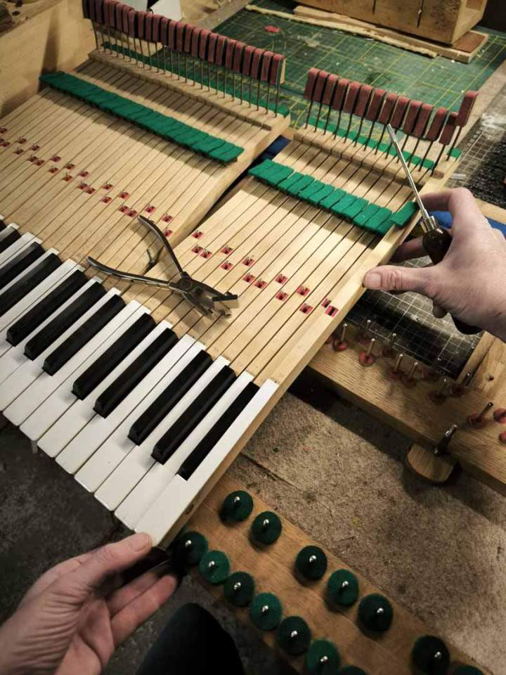 Ajustements clavier Pleyel